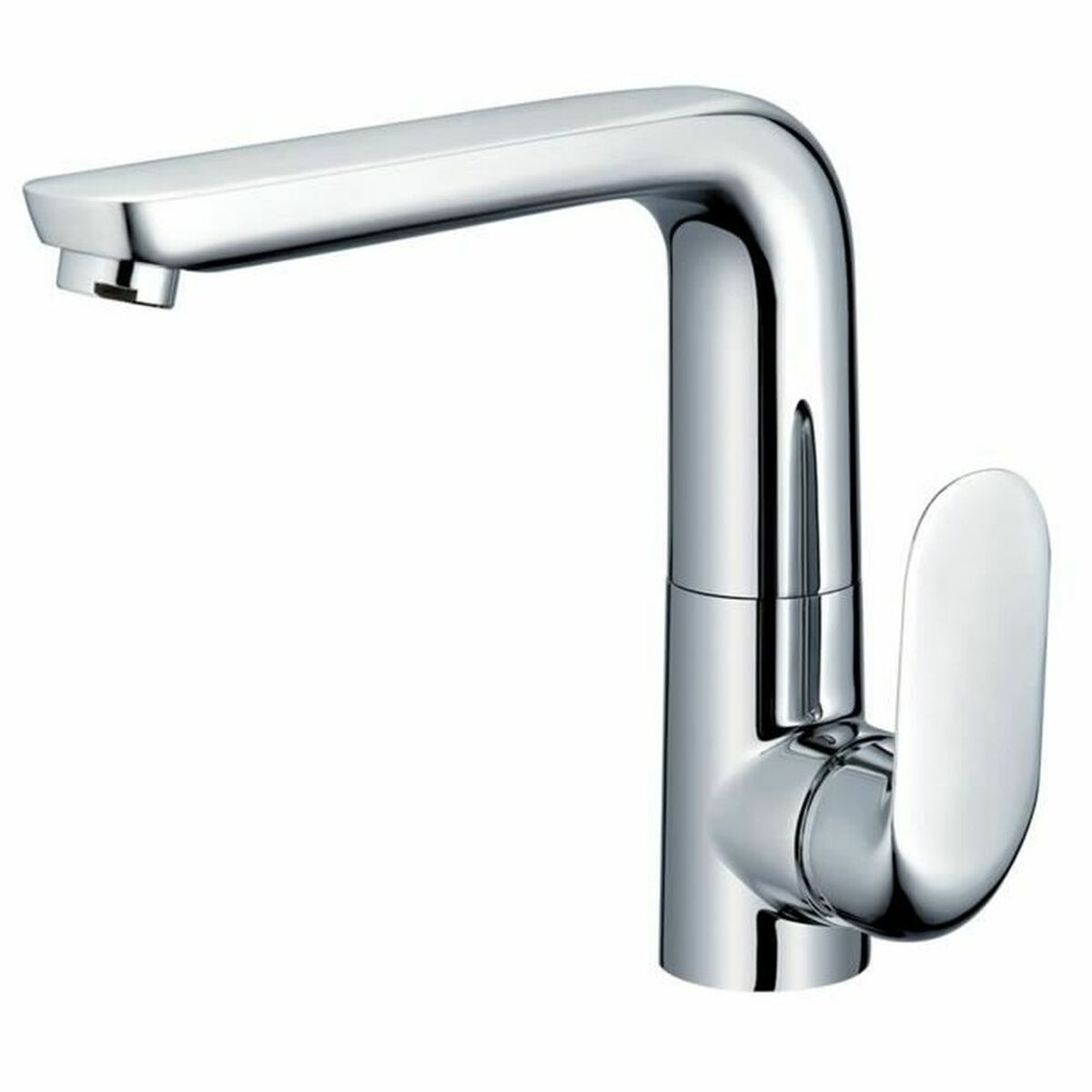 Kran jednouchwytowy Rousseau Szary Chrome